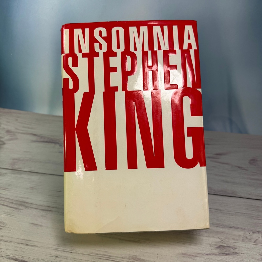 VTG Stephen King Insomnia Hardcover First Edition 1994 Red Horror Novel Thriller